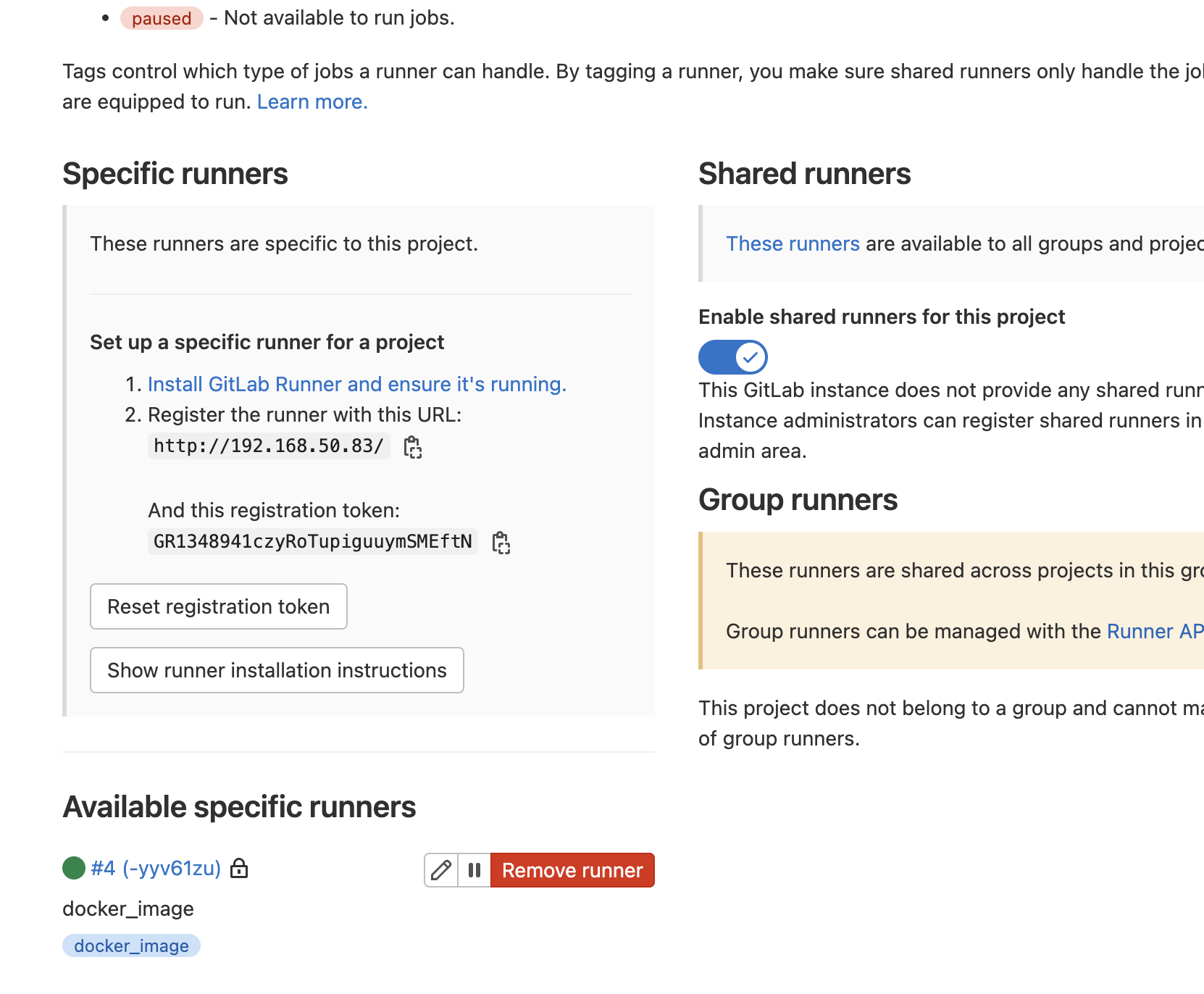 docker-gitlab-runner-image